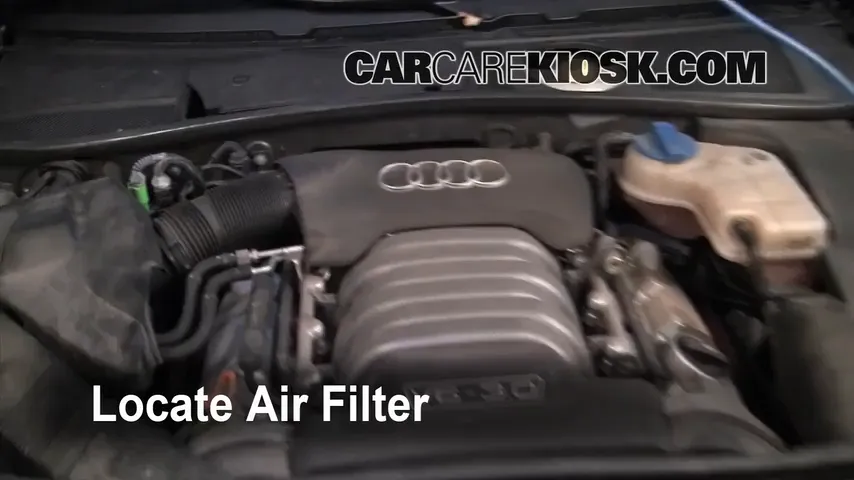 2004 Audi A6 3.0L V6 Air Filter (Engine) Replace
